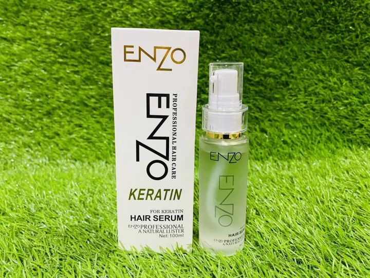 Enzo Professional Keratin Hair Serum – Frizz Control & Deep Nourish, 100ml