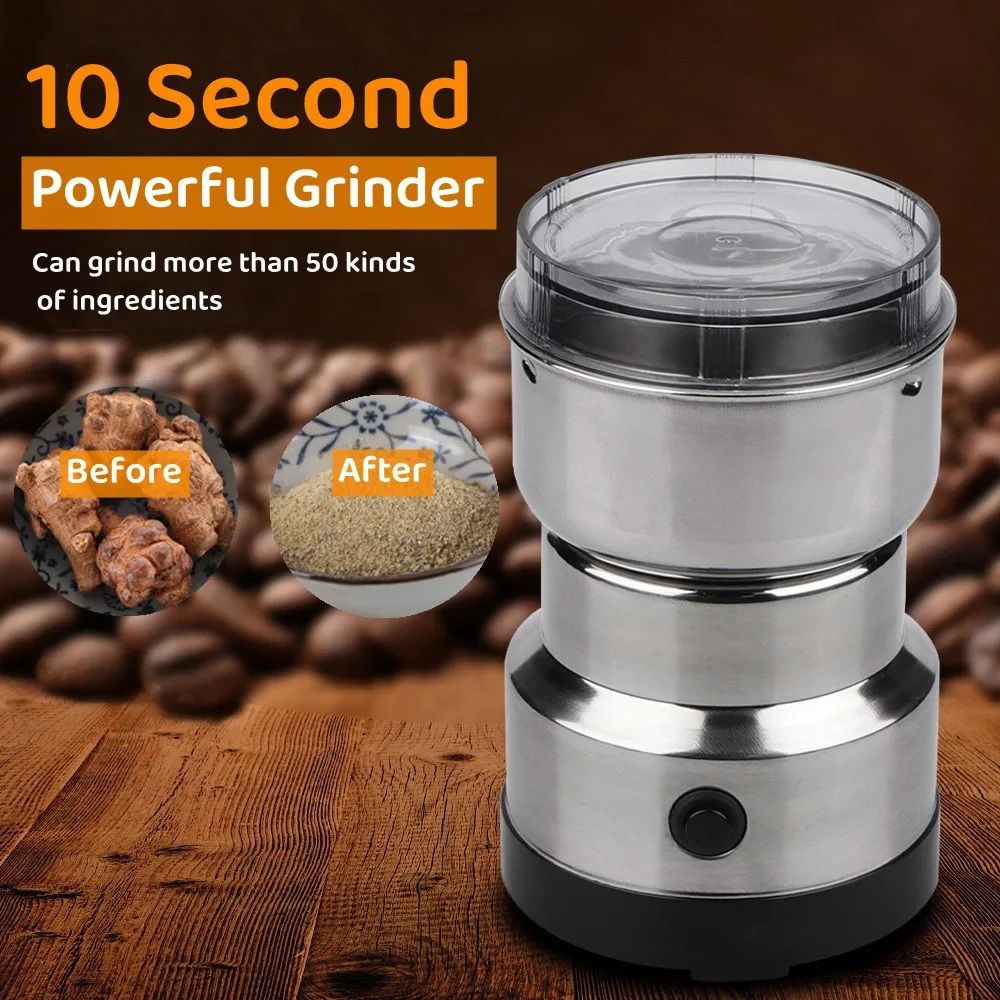 "Raf Mini Electric Stainless Steel Grinder for Coffee, Spices & Masala"nder Machine 220V
