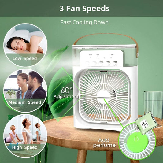 Portable USB Mini Air Cooling Fan – Rectangle Shape