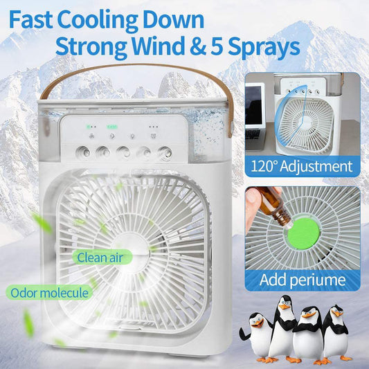 Portable USB Mini Air Cooling Fan – Rectangle Shape
