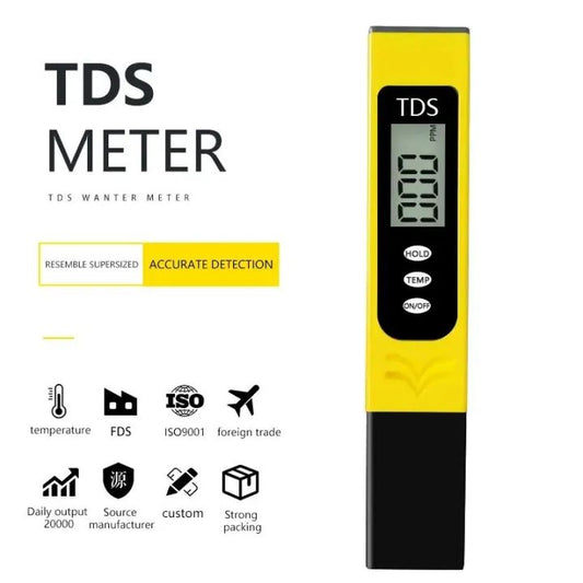 ADVANCED™ Digital TDS & Temperature Meter – Pocket Water Tester
