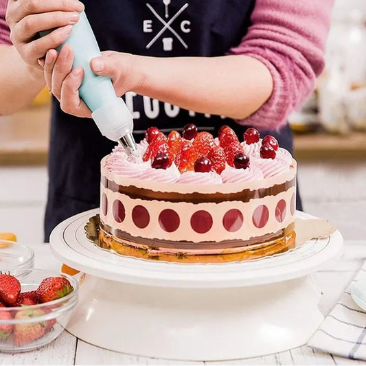 15-Piece Cake Decorating Set – Piping Bag & Steel Nozzles