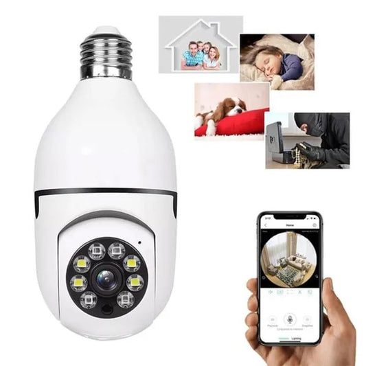 1080P Full HD WiFi CCTV Camera – Smart Home Security Camera with Bulb Socket