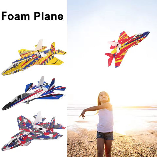 Rechargeable Electric Foam Glider Plane with Spinning Flight Mode