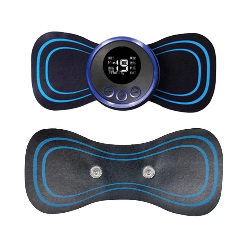 EMS Mini Electric Neck & Back Massager – Pain Relief & Muscle Therapy 💆‍♂️⚡