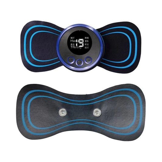 EMS Mini Electric Neck & Back Massager – Pain Relief & Muscle Therapy 💆‍♂️⚡