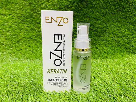 Enzo Professional Keratin Hair Serum – Frizz Control & Deep Nourish, 100ml