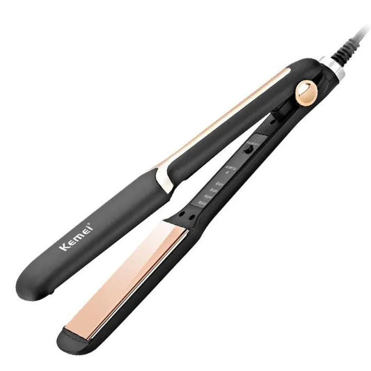 KEMEI KM-458 Professional Electric Hair Straightener – Ceramic Flat Iron for Women