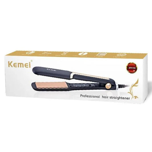 KEMEI KM-458 Professional Electric Hair Straightener – Ceramic Flat Iron for Women
