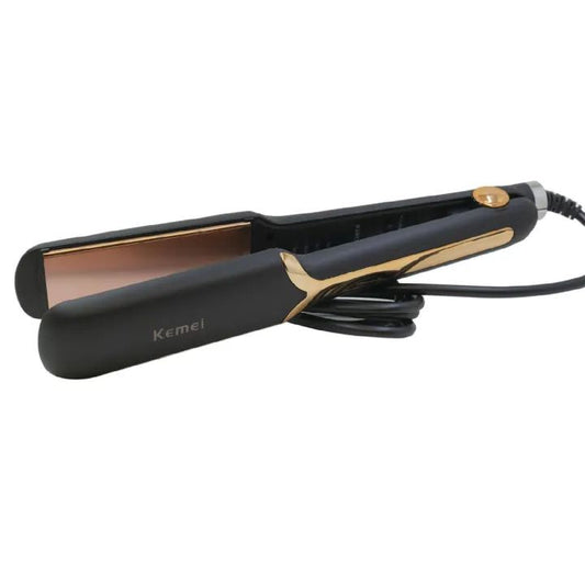 KEMEI KM-458 Professional Electric Hair Straightener – Ceramic Flat Iron for Women
