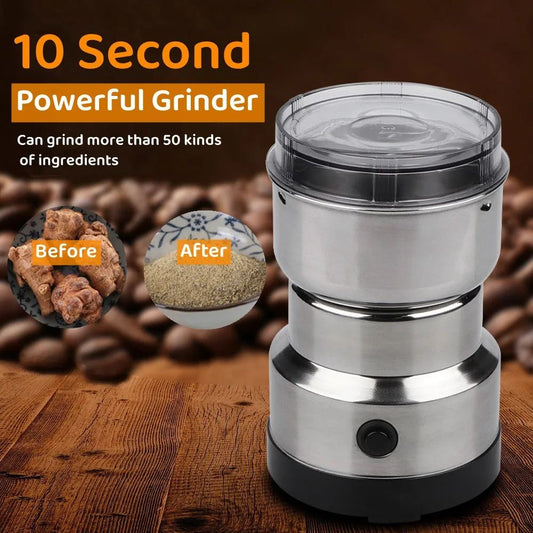 "Raf Mini Electric Stainless Steel Grinder for Coffee, Spices & Masala"nder Machine 220V