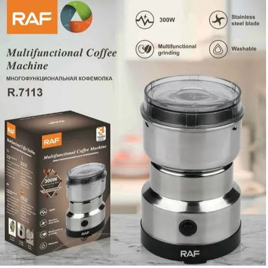 "Raf Mini Electric Stainless Steel Grinder for Coffee, Spices & Masala"nder Machine 220V