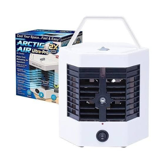 Mini Air Cooler Fan – USB Portable Desktop AC with Spray Cooling
