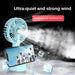 Portable Handheld Fan – Multifunctional Folding Double-Headed with Neck Lanyard