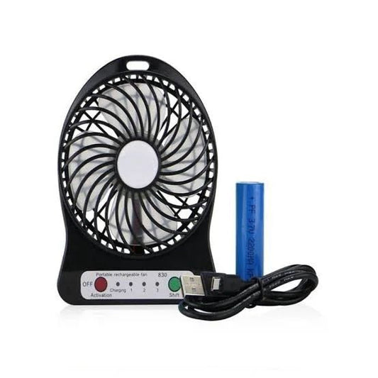 Portable Mini USB Fan – Rechargeable & Compact Cooling