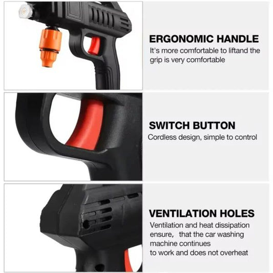 48V Cordless High-Pressure Car Wash Foam Jet Gun
