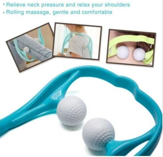 Pressure Point Therapy Massager – Neck & Back Pain Relief, Portable