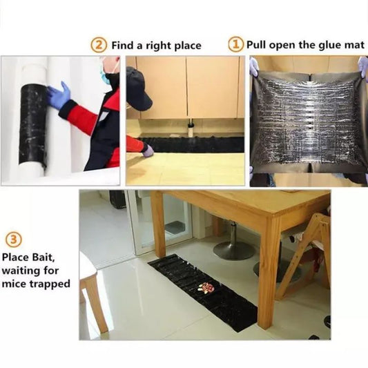 Black Rat Glue Trap – Strong Sticky Rodent & Mouse Mat