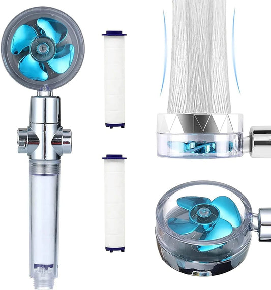 360° Turbo Shower Head – High Pressure & Water Saving Sprayer